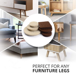 Bán Buôn Tự Dính Số Lượng Lớn Cảm Thấy Miếng Đồ Nội Thất Vòng Dính Cảm Thấy Miếng Cho Ghế Chân Bề Mặt Cứng - Product Image 4