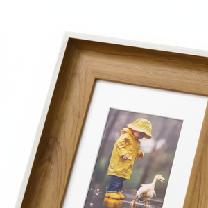Cadre <span class=keywords><strong>photo</strong></span> moderne en bois et résine, noyer et bois blanc, pour bureau, décoration intérieure - Product Image 4