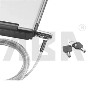 Hot selling Steel Adjustable Cable Laptop Table Lock Wire Computer Lock