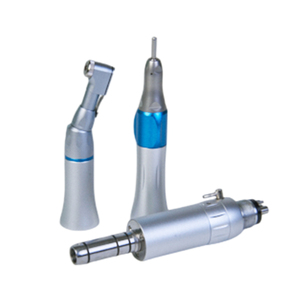 Juego de Piezas de Mano Dentales de Fábrica, Baja Velocidad, Acero Inoxidable, Pulverizador de Agua Externo, Botón de Presión, Turbina Eléctrica Hecha de Metal Duradero - Product Image 1