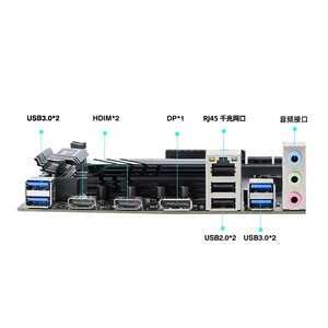 เมนบอร์ดเดสก์ท็อป New Erying I7 11800H รุ่นที่ 11 แบบ Micro-ATX พร้อมชิปเซ็ต รองรับ DDR4 แบบคู่ PCIe 4.0 ช่องสัญญาณคู่ - Product Image 5