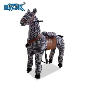 Kids Riding Horse Toys Ride On Toys Montar a Caballo Premium Plush Animals Toys Walking a Horse With Wheels For 3-6 Years Old
