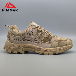 Huamak รองเท้าบูทยุทธวิธีข้อต่ำสำหรับผู้ชายรองเท้าฝึกกลางแจ้งสำหรับเดินป่าตั้งแคมป์ - Product Image 1