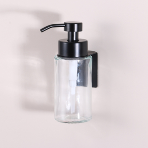 Support mural en acier inoxydable Longan, support d'angle personnalisé, distributeur de savon de 300 ml, distributeur de savon moussant, <span class=keywords><strong>bouteille</strong></span> à pompe - Product Image 2