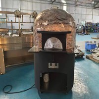 Nouvelles Innovations Matériales Prix Compétitif Fabrication Four à Pizza Commercial Rotatif à Gaz en Céramique pour Extérieur, à Bois ou Gaz
