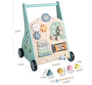 Derniers modèles de jouets en bois pour le développement des enfants, trotteurs multifonctionnels pour apprendre à marcher, pour bébés, garçons et filles - Product Image 6