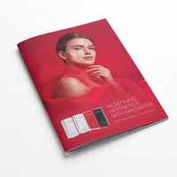 Impression personnalisée en usine de catalogues promotionnels, livrets, livres de coloriage pour adultes, brochures et magazines, avec reliure piquée à cheval et impression sur papier d'art
