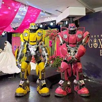 Vêtements robotisés LED en vente directe d'usine, personnalisation des couleurs. Accessoires de divertissement pour les grands événements.