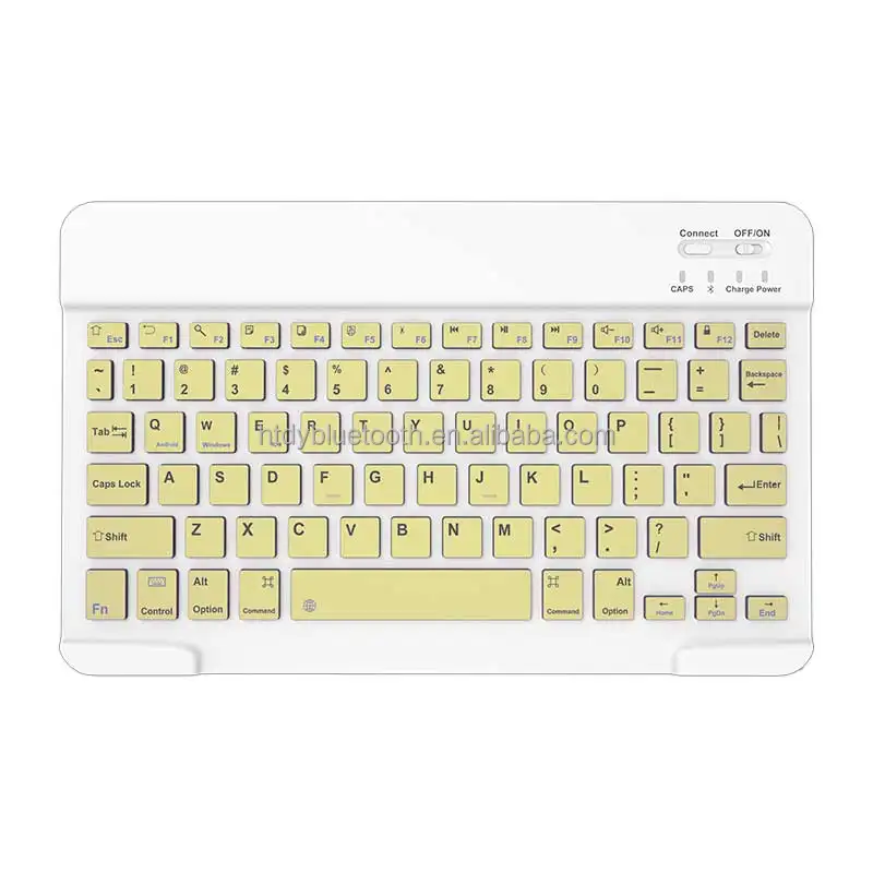 Mini clavier BT clavier rétroéclairé sans fil pour tablette clavier espagnol Rechargeable et souris ipad pour téléphone portable ordinateur portable
