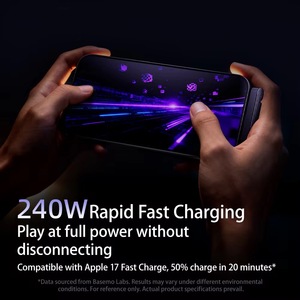 Cavo Dati Pieghevole 240W con Supporto, Ricarica Rapida, da USB-<span class=keywords><strong>C</strong></span> a USB-<span class=keywords><strong>C</strong></span>, Lunghezza 1.5M, in Nylon Intrecciato - Product Image 5