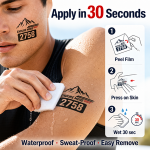 Tatouages temporaires personnalisés pour événements sportifs auto, moto, équitation, tout-terrain, neige, endurance en plein air, autocollants sportifs imperméables - Product Image 3