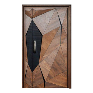 Mới Đến Tùy Chỉnh Rèn Nhôm Nhập Cửa Nhà Bên Ngoài Trục An Ninh Phía Trước Cổng Chống Trộm Chính Căn Hộ - Product Image 6