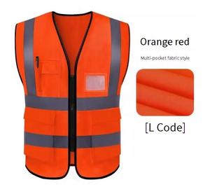 เสื้อกั๊กสะท้อนแสง LED พร้อมกระเป๋า  โลโก้สั่งทำได้  ระบายอากาศได้ดี  ผลิตจากโพลีเอสเตอร์  เสื้อผ้าเพื่อความปลอดภัยสะท้อนแสง - Product Image 3