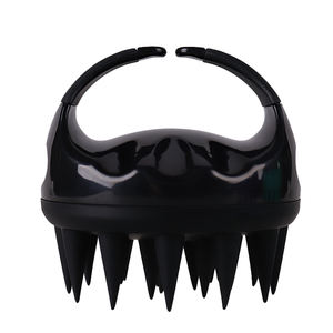 Champú de silicona para el cuero cabelludo Cepillo de masaje Peine de lavado Ducha Cepillo de pelo Masajeador de cuero cabelludo - Product Image 5