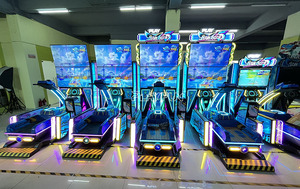 Simulateur de course de jet ski à monnayeur avec écran large et mouvements dynamiques pour grand parc sportif intérieur - Product Image 3