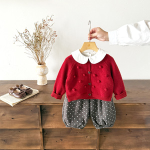 Nuevo Suéter de Punto para Niñas, Elegante y Moderno, Atuendo de Otoño para Bebés e Infantes, Suéter Informal y Chic para Niñas, Primavera-Otoño - Product Image 2