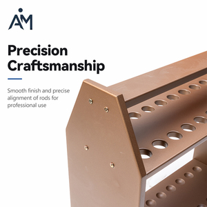 Soporte de <span class=keywords><strong>Billar</strong></span> Premium de Alta Resistencia, Ahorra Espacio, Estable, en Forma de Abanico, con 8 Orificios, para Tacos de Snooker, Ideal para Clubes, Salones, Bares, con Estilo - Product Image 2