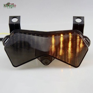 KOLMIO-LAM Fit pour Kawasaki ZX6R <span class=keywords><strong>2003</strong></span> 2004 <span class=keywords><strong>Z750</strong></span> <span class=keywords><strong>2003</strong></span>-2006 Z1000 <span class=keywords><strong>2003</strong></span>-2005 Moto LED Feux Arrière Queue Clignotant Lumière - Product Image 6