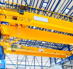 China Brand Customized Overhead <strong>Crane</strong> 5 Ton 10 Ton 20 Ton Cabin Control Double Beam Overhead <strong>Crane</strong> With <strong>Electromagnetic</strong> Grab - Product Image 1