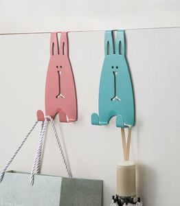 No Drill Cartoon Door <b>Hanger</b> Hook Over the Door Clothes <b>Hanger</b> for Bedroom, Hats, Bags - <b>Space</b> <b>Saving</b> Durable Back-Mounted Hook - Product Image 4