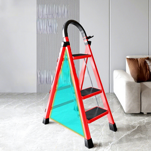 Scala Telescopica Pieghevole Multifunzionale a Forma di A in Lega di Alluminio Rinforzata, Portatile, Capacità 150kg - Product Image 3