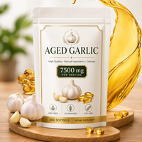 Huile d'ail concentrée en promotion : Extrait d'ail vieilli issu de bulbes d'Allium Sativum, odeur réduite