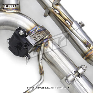 Échappement arrière d'essieu <span class=keywords><strong>BSK</strong></span> Valvetronic pour Lexus LC500 LC500H 3.5L 2016-2021 système d'échappement de tuyau d'acier inoxydable de voiture de course d'évasion - Product Image 3