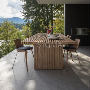 Muebles de Jardín para Patio y Hotel, Sofá de Madera Maciza Moderna, Juego de Sofás de Teca para Exteriores, Sala de Estar, <span class=keywords><strong>Bar</strong></span> en Casa - Product Image 6