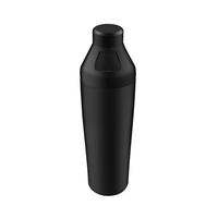 Commande en gros de shaker d'accessoires de cocktail d'acier inoxydable Shaker de cocktail promotionnel personnalisé-cadeau d'événement d'entreprise