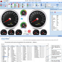 ND fardrive Controlador inteligente de CC sin escobillas Software de programación de PC dedicado Cable DE DATOS USB Dongle