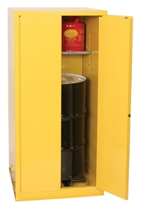 55 Gal/227L Fireproof Industrial Single <strong>Drum</strong> Storage Cabinet Metal Material For School &amp; Laboratory Use - Product Image 3