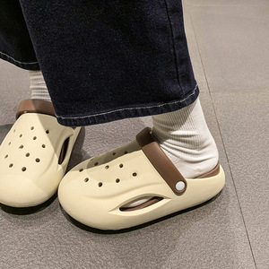 <b>Clogs</b> Summer Closed Toe Women Breathable EVA Sole Plastic Upper <b>Slippers</b> Size 36-40 - Product Image 4