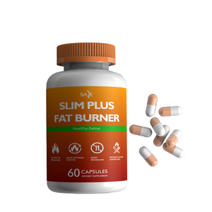 Kapsul BASE OEM Slim Plus Fat Burner Detoksifikasi Sehat untuk Meningkatkan Metabolisme, Membakar Lemak & Menekan Nafsu Makan - Product Image 1