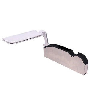 Huihong Xingdao Car Folding <b>Table</b> 36.5x30.5cm Aluminum Alloy Extendable Center Console Tray for Commercial Vehicles - Product Image 2