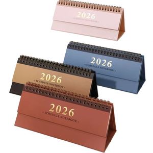Calendario <span class=keywords><strong>de</strong></span> Escritorio Mini Radiant 2026, Encuadernación con Doble Espiral, Impresión Digital, Planificador <span class=keywords><strong>de</strong></span> Oficina - Product Image 5