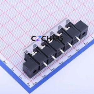 KF48SM-9.5-5P Barrier Terminal Block Through hole Component (THT),P=9.5mm Connector With Cover Plate 9.5mm 1x5P Straight Pin - Product Image 2