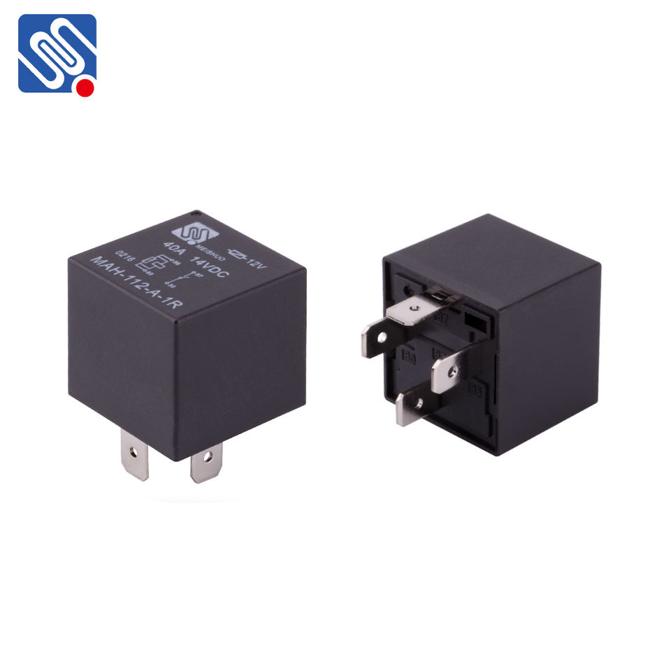 Meishuo MAH-S-112-A-1R Mini High Power 40A/14VDC Automotive Relay New 12 Volt Resistor for Camry Model Peugeot Car Auto Relays