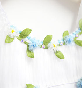 Di alta qualità <span class=keywords><strong>blu</strong></span> da giardino in maglia abito di scena costumi da ballo Costume vestito per cantanti ballerino - Product Image 3