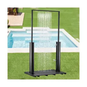 CYEN fabrik neu entwickelte energiesparende stand-garten-dusche schwarz 60 l tank außen duschschlitz solardusche