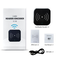 Ttlock Encoder kartu IC Internet mendukung 13.56 MHz, pengkode pembaca kartu kunci pintu pintar untuk sistem TTlock Hotel Magangement