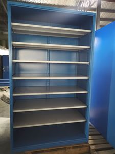 <span class=keywords><strong>Armoire</strong></span> modulaire en acier moderne et durable avec 3 tiroirs et une étagère pour atelier d'usine, bureau à domicile - Résistant aux chocs électrostatiques - Product Image 2