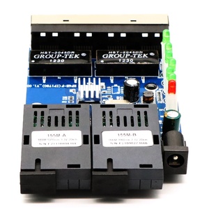 OEM số lượng lớn <span class=keywords><strong>4</strong></span> SC + <span class=keywords><strong>4</strong></span> RJ45 cổng 1.25g sợi Quang Phương tiện truyền thông chuyển đổi 1000m/100M <span class=keywords><strong>Ethernet</strong></span> chuyển đổi pcba Bảng chỉ số đèn 1310/1550nm - Product Image 3