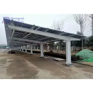 China estrutura de aço garagem pré-fabricada com design de garagem giratória para 80 carros