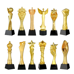 ถ้วยรางวัลคริสตัลเรซินคลาสสิกที่ปรับแต่งได้รางวัลทองคำสำหรับการรับรู้และความสำเร็จขององค์กร - Product Image 4