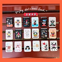 Support de téléphone portable et porte-cartes à thème de dessin animé avec fixation magnétique puissante pour Apple