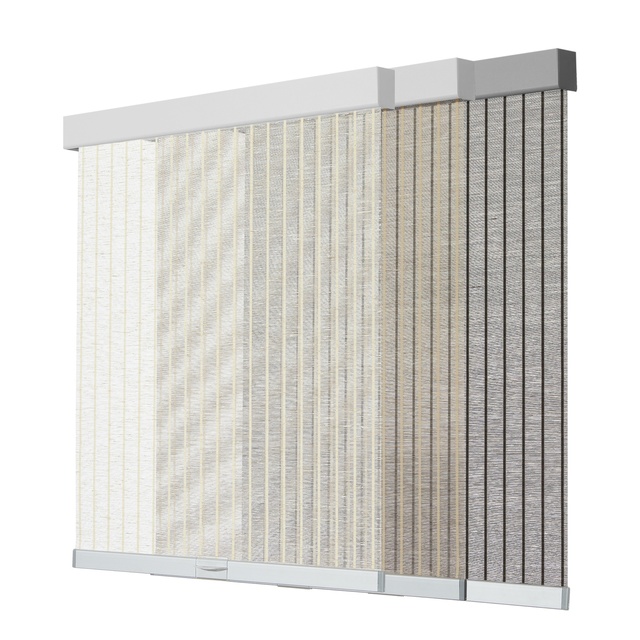 Home Decoration Custom Manual Cordless Sunshade Natural Fresh Bamboo-like Fabric Window Shades Roller Blinds