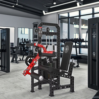 Nouvelle Machine Commerciale 2025 pour Extensions et Curls des Jambes en Acier, Double Fonction, Équipement de Gym avec Pile de Poids