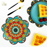 Table de cuisine personnalisée, pour cuisine, à manger, napperons individuels en céramique sublimation, pour pots chauds et poêles, 1 pièce