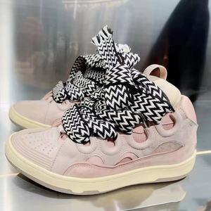 Baskets de créateur pour hommes et femmes, confortables, à lacets, respirantes, antidérapantes, pour la marche, augmentant la taille, LANV - Product Image 4