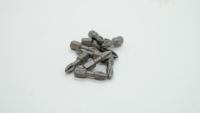 Jeu de tournevis miniatures personnalisés OEM en acier X5 de Taïwan, avec embout à chocs Phillips forgé de 25 mm en acier Ralter Harden, finition sablée